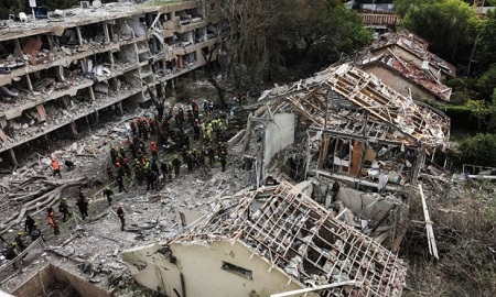 You are currently viewing دمار هائل في تل أبيب وحيفا بعد موجة صواريخ إيرانية-