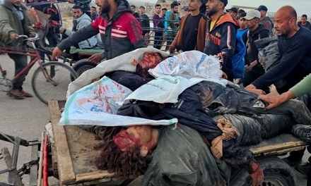You are currently viewing المرصد الأورومتوسطي: مسلحو الشركة الأمريكية أطلقوا قنابل الغاز تجاه الفلسطينيين بالتزامن مع الاستهداف الصهيوني