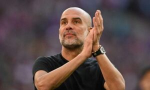 Read more about the article غوارديولا يوجه خطابا تاريخيا تضامنا مع غزة