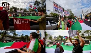 Read more about the article البرازيل.. مظاهرة حاشدة أمام القنصلية الأميركية في ساو باولو رفضا للعدوان على غزة