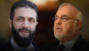 Read more about the article عرّاب الاتفاقات الإبراهيميّة الحاخام الأمريكيّ البارز أبراهام كوبر بعد اجتماعه بدمشق بالجولاني: نطمح لسلامٍ دافئٍ واللقاء مع نتنياهو بات ممكنًا وترامب سيتدخّل شخصيًا لترتيبه.. شكر الجولاني لإعادة رفات الجاسوس كوهين