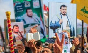 Read more about the article زعيم الحوثيين يتوعد الكيان بـ”مسار ثابت وتصاعدي” في الهجمات