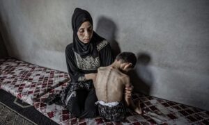 Read more about the article أكثر من 100 نائب ديمقراطي يطالبون روبيو بالسماح بدخول حليب الأطفال والمساعدات الإنسانية إلى غزة