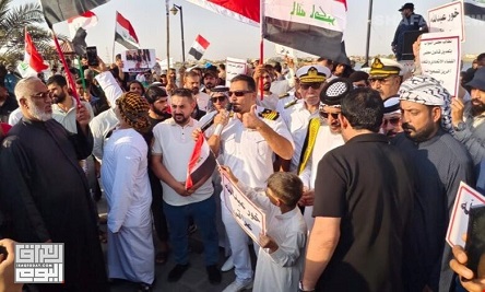 You are currently viewing تظاهرة حاشدة في البصرة ضد اتفاقية خور عبد الله ومطالبات بموقف حكومي حازم