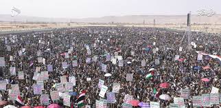 You are currently viewing مسيرات يمنية حاشدة: مع غزة جهاد وثبات لمواجهة أبشع إبادة وأخبث المؤامرات