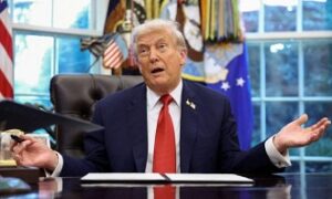 Read more about the article ترامب يقول إنه “لن يسمح” للكيان بضم الضفة الغربية