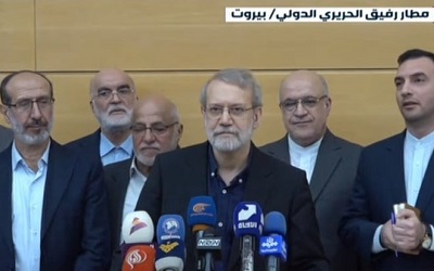 You are currently viewing لاريجاني من بيروت: اتضح صدق قول السيد نصر الله أنّ جميع الدول قد تكون عرضة لعدوان الكيان