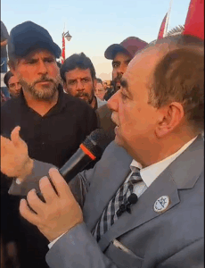 Read more about the article مشاركة عامر عبد الجبار في مظاهرات البصرة 2025