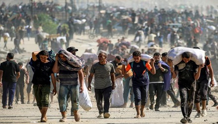 You are currently viewing الكيان يسد «الشريان» الوحيد لغزة.. والسكان بين الموت والجوع والنزوح