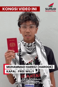 Read more about the article مختطف ماليزي من اسطول الصمود