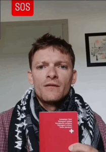 Read more about the article مختطف سويسري ضمن اسطول الصمود من قبل النظام الصهيوني