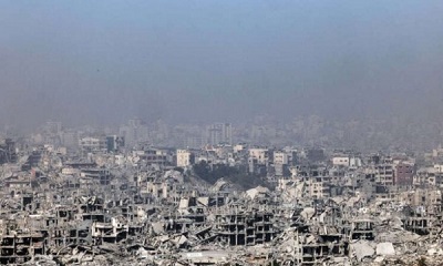 You are currently viewing أكثر من 10 آلاف شهيد فلسطيني مدفونون تحت أنقاض غزة في “أكبر مقبرة جماعية في العالم”