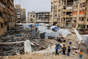 Read more about the article غزة: أكثر من 590 انتهاكاً للإحتلال لاتفاق وقف النار.. و356 شهيداً