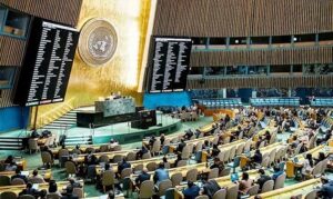 Read more about the article الجمعية العامة تعتمد قرارا بغالبية ساحقة يؤكد على حق الشعب الفلسطيني في تقرير المصير