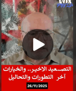 Read more about the article التصعيد الأخير والخيارات