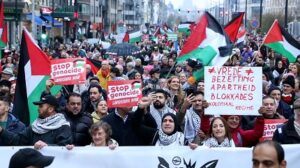 Read more about the article 15 ألف في شوارع بروكسل: دعوات أوروبية لوقف دعم الكيان وفرض عقوبات