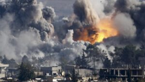 Read more about the article ﻿ القوات الأمريكية تطلق أكثر من 100 قنبلة وصاروخ دقيق على مواقع تابعة لـ “داعش” في سوريا بمشاركة مقاتلات أردنية انتقاما لهجوم تدمر.. وترامب يتوعد التنظيم.. ودمشق تصدر بيانا