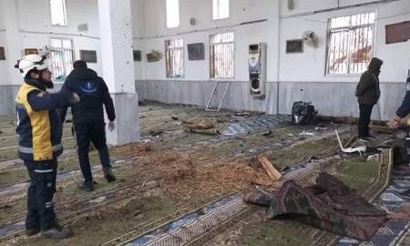 You are currently viewing سوريا: خمسة قتلى جراء انفجار داخل مسجد في حي علوي بمدينة حمص