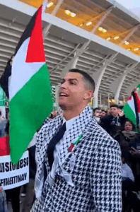 Read more about the article “كريسيانو رونالدو يدعم فلسطين