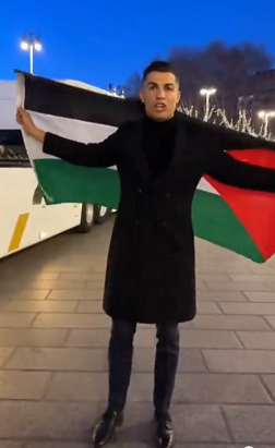 You are currently viewing فلسطين حرة..هكذا ردد كريستيانو رونالدو