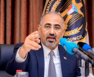 Read more about the article أول تصريح له منذ اختفائه.. الزبيدي يدعو إلى تظاهرات حاشدة غدًا للمطالبة بالإفراج عن وفد المجلس المُحتجز في السعودية