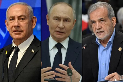 You are currently viewing ﻿ بوتين يعرض على نتانياهو وبزشكيان التوسط من أجل خفض التوتر بين الطرفين وتكثيف التدابير السياسية-الدبلوماسية لضمان الاستقرار والأمن في المنطقة