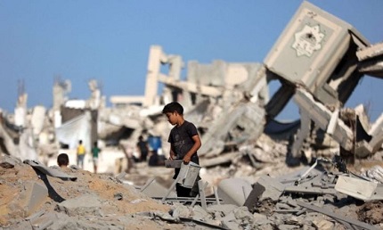 You are currently viewing الكيان يقصف جوا وبالمدفعية وينفذ عمليات نسف شمال وجنوب غزة