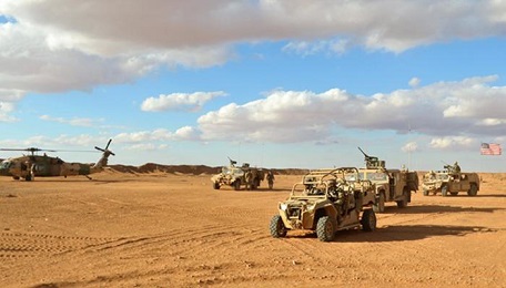 You are currently viewing «خروج مفاجئ».. قوات التحالف تغادر قاعدة التنف السورية إلى الأردن