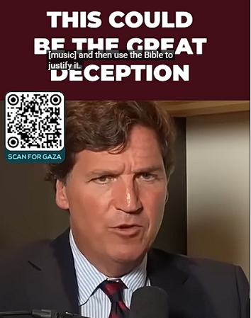 Read more about the article تاكر كارلسون يحذر المسيحين من أكبرخديعة