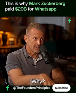 Read more about the article هذا هو سبب دفع مارك زوكربيرج 20مليار دولار مقابل واتساب