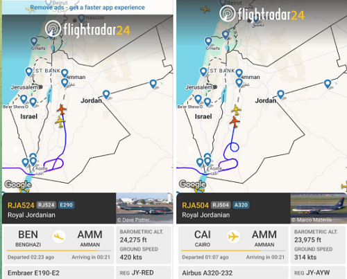 Read more about the article ملك الأردن عبد الله الثاني يسمح لطيران التجسس الصهيوني للتحليق في سماءه