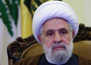 Read more about the article سيصرخ الكيان من الصواريخ والطائرات فلا يوجد في الكيان مكان ممنوع”.. نعيم قاسم يتوعد الكيان