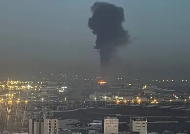 دويّ انفجار في محيط مطار أربيل الدولي الذي يستضيف قوات التحالف الدولي بقيادة واشنطن.. وانفجارات في المنامة