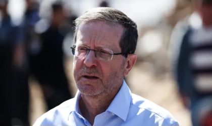 رئيس الاحتلال الصهيوني يوضح أهداف الحرب ويعترف بتدني التأييد لها في أمريكا