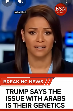 You are currently viewing يقول ترامب إن المشكلة مع العرب تكمن في جيناتهم