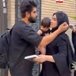 الشباب الايرانيين يودعون اهاليهم للتحرك  الى ميادين القتال ‏هذه طريقة الوداع ربي ينصركم