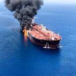 حرس الثورة الإيراني يعلن استهداف ناقلة نفط أميركية بمسيّرة