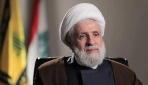 Read more about the article قاسم يرفض تفاوض بيروت المباشر مع الكيان ويؤكد تمسكه بالمقاومة وعدم التخلي عن السلاح.. ويحدد 5 نقاط للحل.. وكاتس يعتبر أنه “يلعب بنار ستحرق حزب الله ولبنان”