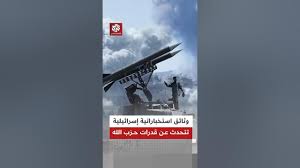 Read more about the article وثائق استخباراتية للكيان الصهيوني بشأن حزب الله تكشف معطيات غير متوقعة