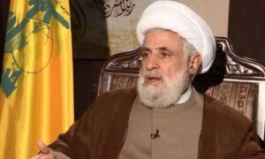 Read more about the article نعيم قاسم: نزع السلاح نزع لقدرة لبنان الدفاعية تمهيدا للإبادة ولا يمكن أن نقبل به وعلى الدولة اللبنانية وقف التفاوض المباشر مع إسرائيل وعدم “طعننا في الظهر” ونأمل أن يشملنا الاتفاق بين طهران وواشنطن