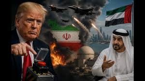 You are currently viewing ترامب يبدأ العد التنازلي لقصف إيران ، والإمارات تلمح باتهام السعودية في قصف محطة باراكة النووية
