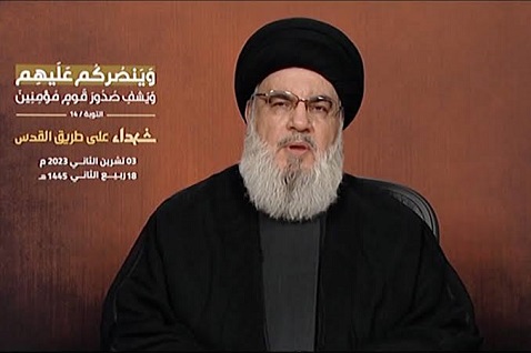 You are currently viewing حسن نصر الله: كل الاحتمالات في جبهتنا اللبنانية مفتوحة