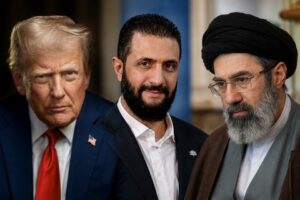 Read more about the article الشرع بين الولاء لترامب والصواريخ الإيرانيّة.. رسائلٌ وتحذيراتٌ إيرانيّةٌ شديدة اللهجة لدمشق: حزب الله خطٌ أحمرٌ.. برّاك: القوّة العسكريّة وحدها ليست كافيةً للتعامل مع الحزب