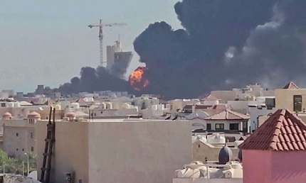 الكويت تتصدى لهجمات إيرانية بالمسيّرات وأضرار جسيمة بمنشآت مدنية وحيوية