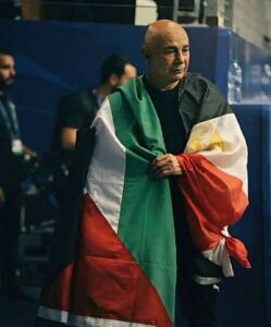 Read more about the article عاااجل .. هستيريا في فلسطين المحتلة وهجوم على حسام حسن مدرب منتخب مصر والسبب : العلم وعبارة هوانا فلسطيني