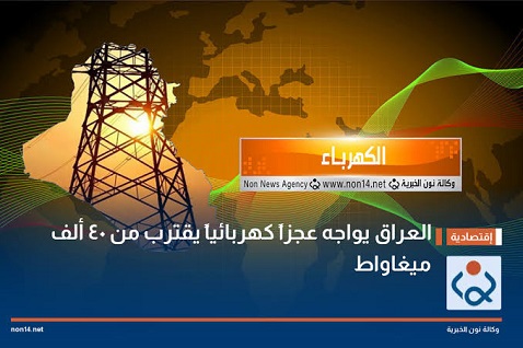 You are currently viewing العراق يواجه عجزاً كهربائياً يقترب من 40 ألف ميغاواط
