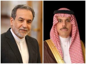 Read more about the article عراقجي لنظيره السعودي: إيران سترد بحزم على أي عدوان أمريكي أو للكيان أو أي مشاركة إقليمية فيه