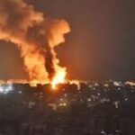 20 مصابا إثر انفجار ضخم في مستودع وقود بالسليمانية