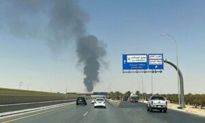 Read more about the article ألسنة لهب وتصاعد دخان قرب مطار الرياض