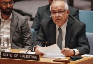 Read more about the article منصور: حضور فلسطين القوي في الجمعية العامة أثبت أنها لا يمكن محوها وحقوق شعبها لا يمكن طمسها
